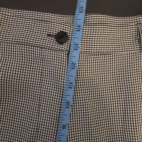 Shukmei Gingham Pleated Shorts – Black & White, Size 13 - Picture 4 of 6